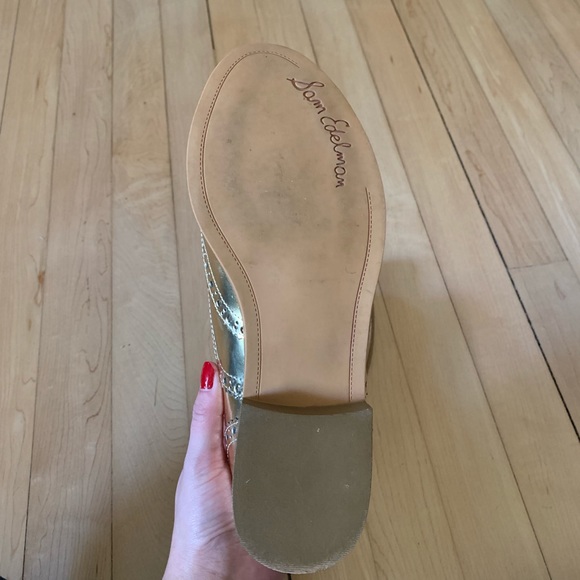 Sam Edelman Jerome Gold Metallic Oxford Size 7 - Picture 6 of 6